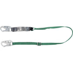 MSA V-Series Lanyard, 6', Snap Hook Center & Leg, 68-140kg, Polyester