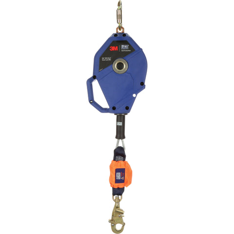 3M™ DBI-SALA® Smart Lock Leading Edge Self-Retracting Lifeline - Galvanized Cable blue, 30 ft (9.1 m) #SRL3822