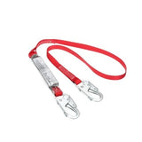 3M PRO™ Shock Absorbing Lanyards,E4, Snap Hook Center, Snap Hook Leg, 1 Leg(s) 2 lengths