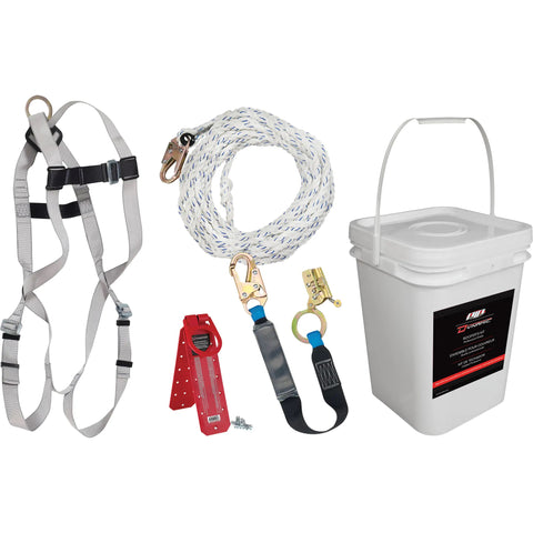 Dynamic Safety Fall Protection Kit, Roofer's Kit
