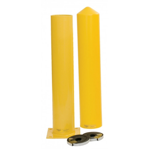 Round Bollard with Smooth Post Sleeves & Kit